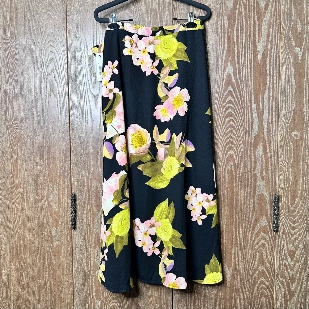 NWT Bohemian Wrap Midi Skirt Womens Small Whimsigoth Fairy Cottagecore Dark Goth - Picture 8 of 9